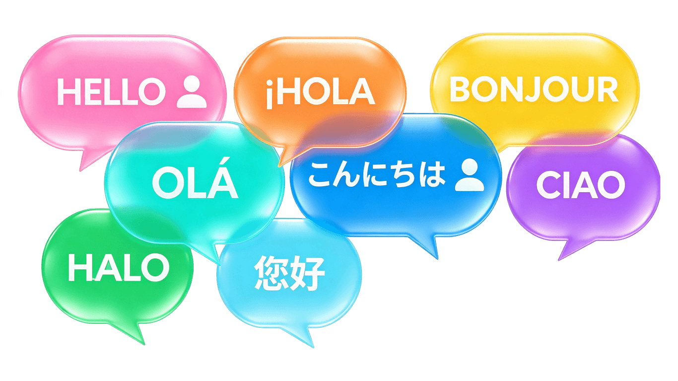 支持国际主流语言